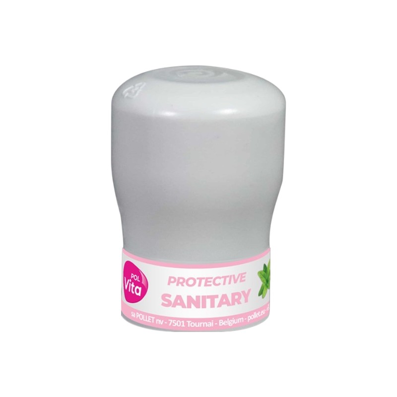 Polvita Protective Sanitary Caps - Probiotischer Entkalker für Sanitäranlagen - Dose mit 16 Kapseln